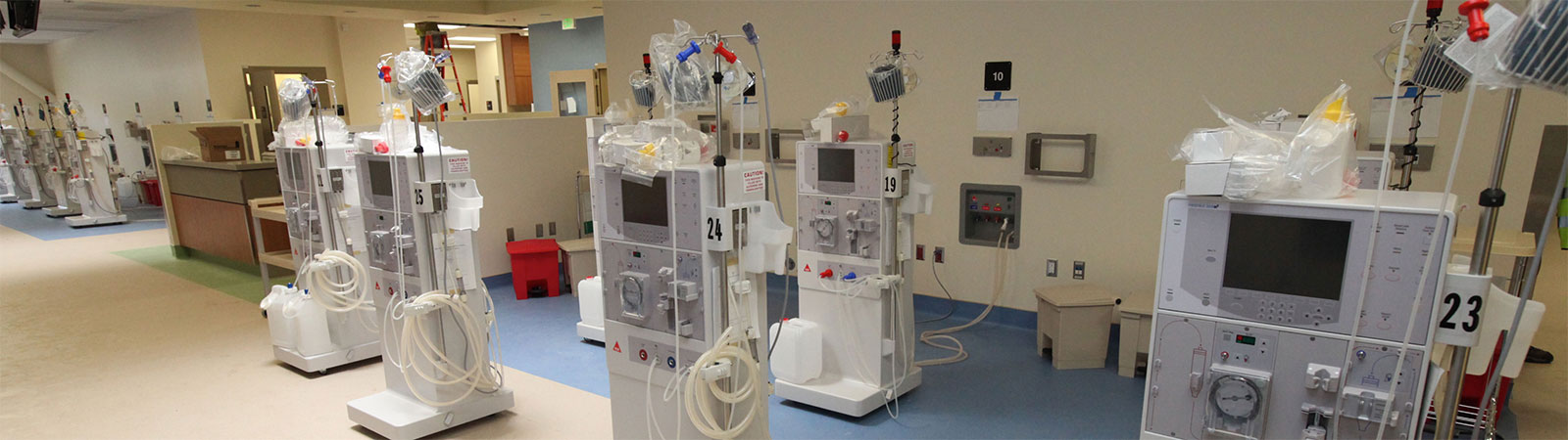Dialysis machines at a CCHCS institution