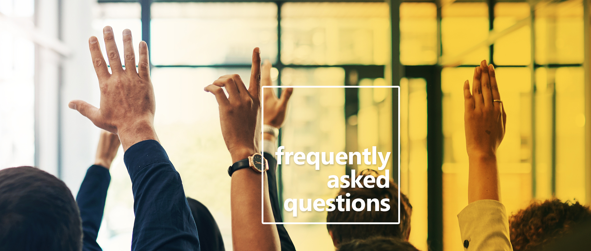 Frequently Asked Questions Landing Page