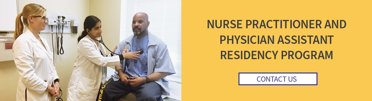 Nurse Practitioner and Physician Assistant Residency Program, Contact Us